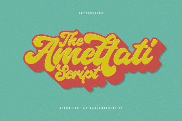 Amettati: The Vintage Display Font for Bold Campaigns