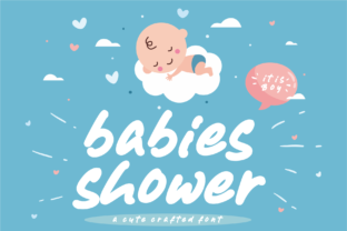 Babies Shower: A Playful Display Font for Editorial Design