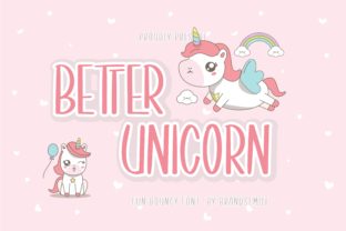 Better Unicorn: A Sweet Display Font for Crafters