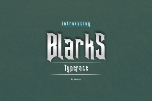 Blarks: A Display Font for Modern Web Design