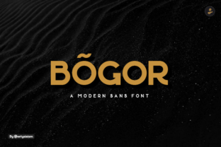 Bogor Font Review: A Bold Display Typeface for Branding