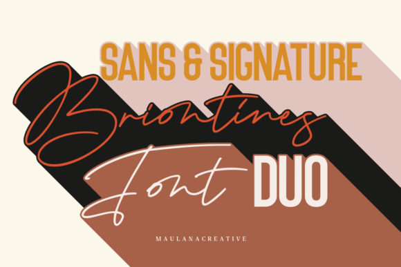 Briontines: A Display Typeface for Editorial Elegance