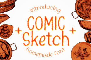 Comic Sketch: A Playful Display Font for Bold Branding