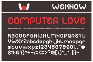 Computer Love: A Display Font for Bold Branding