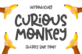 Curious Monkey: A Playful Display Font for Branding