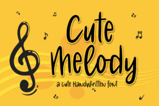 Cute Melody: A Handwritten Font for Makers