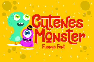 Cutenes Monster: A Quirky Display Font for Bold Campaigns