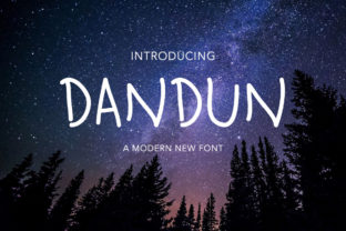 Dandun: A Playful Display Font for Branding