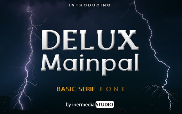 Delux Mainpal: A Modern Display Font for Makers