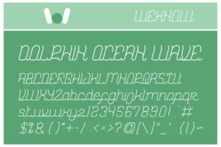 Dolphin Ocean Wave: A Playful Display Font for Bold Campaigns