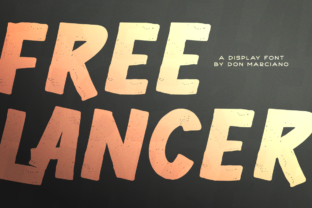 Freelancer: A Bold Display Font for Makers