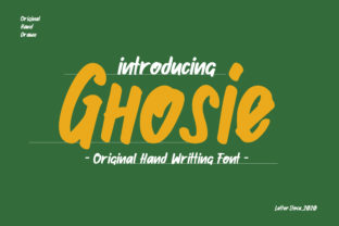 Ghosie: A Friendly Handwritten Font for Branding