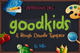 Goodkids Font: A Playful Display Typeface for Web Design