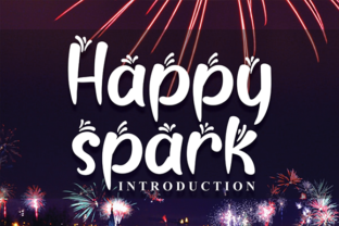Happy Spark: A Quirky Display Font for Web Design