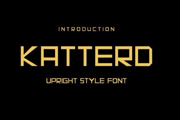 Katterd: A Bold Display Font for Campaign Impact
