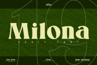 Milona: A Premium Display Font for Bold Campaigns