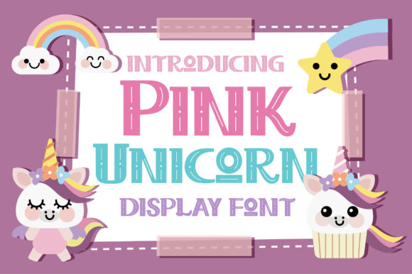Pink Unicorn Font: Elevating Web Design with Elegant Display Typography