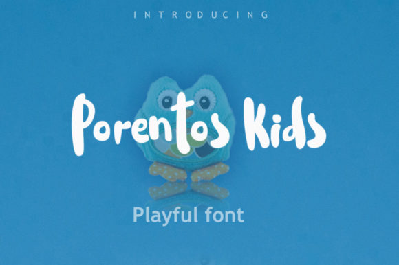Porentos Kids: A Playful Display Font for Brands