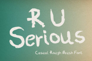 R U Serious: A Versatile Display Font for Editorial Design
