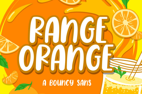 Range Orange: A Playful Display Font for Web Design