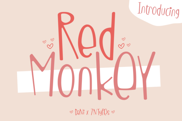 Red Monkey Font for Friendly Web Design