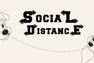 Social Distance: A Friendly Display Font for Modern Brands