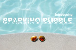 Sparking Bubble: A Playful Display Font for Makers