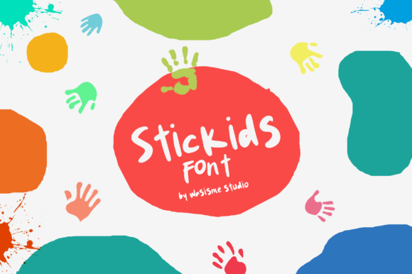 Stickids: A Playful Display Font for Modern Editorial Design