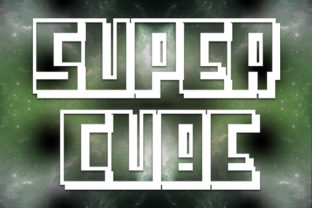 Super Cube: A Bold Display Font for Brand Identity